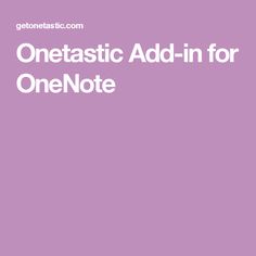 onetastic for mac